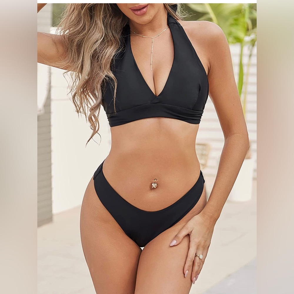 SHEIN swimsuit for women size M color black good condition